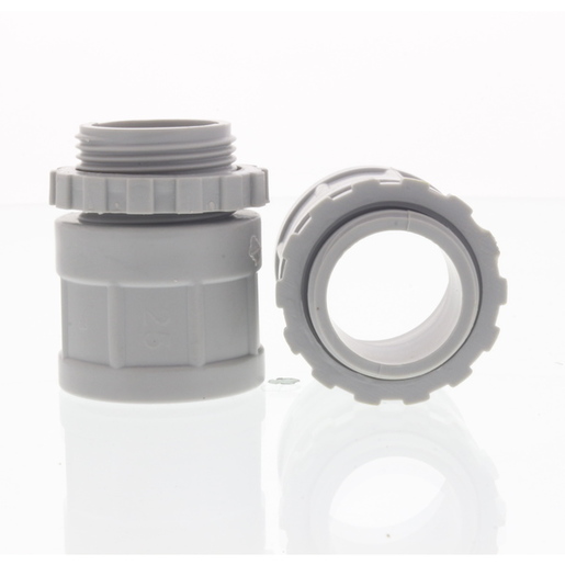 20mm Rigid conduit box gland HF & FR for PVC conduit pipe GREY www